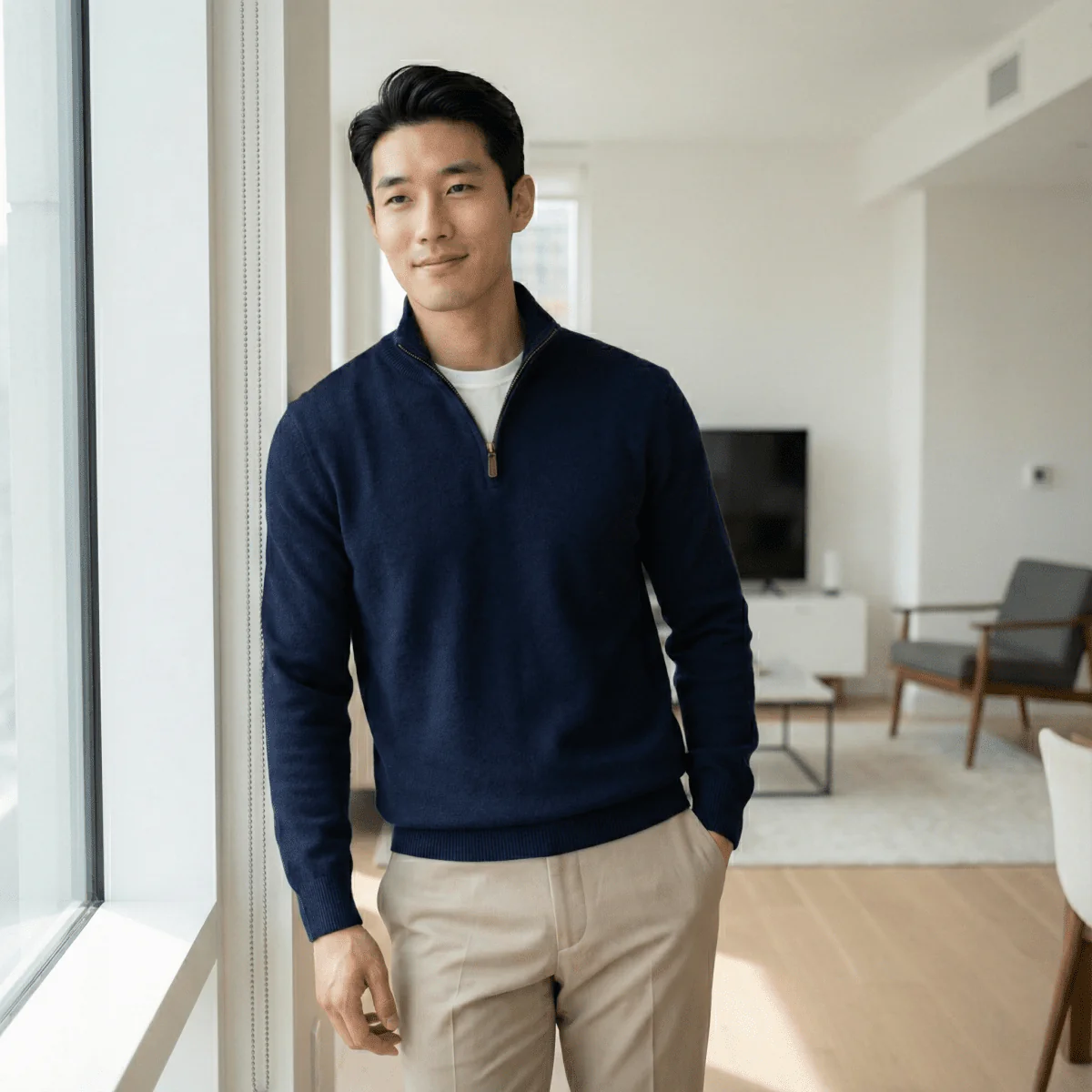 GS No. 110 Half-zipper Pullover - Image 2