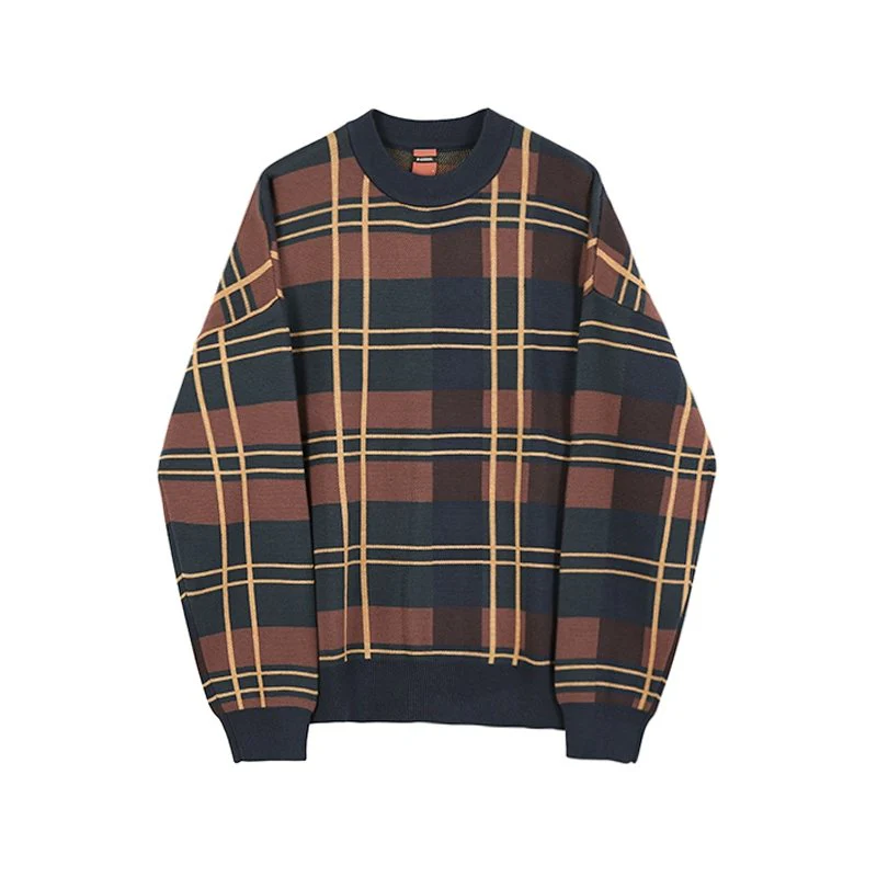 GS No. 169 Block Plaid Pullover - Image 3