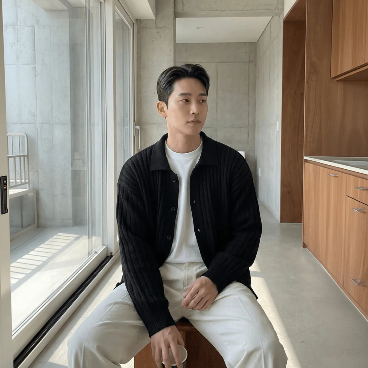 GS No. 188 Striped Cardigan - Image 2