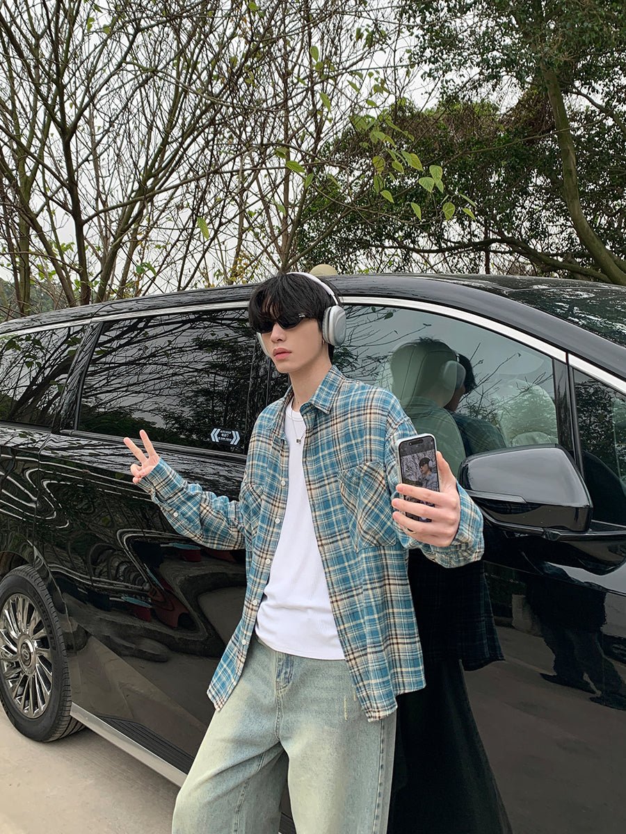 GS No. 208 Plaid Shirt - Image 3