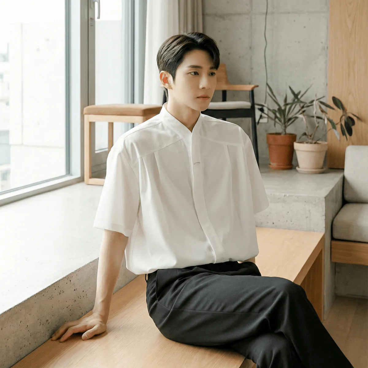 GS No. 238 Summer Collar T-shirt - Image 2