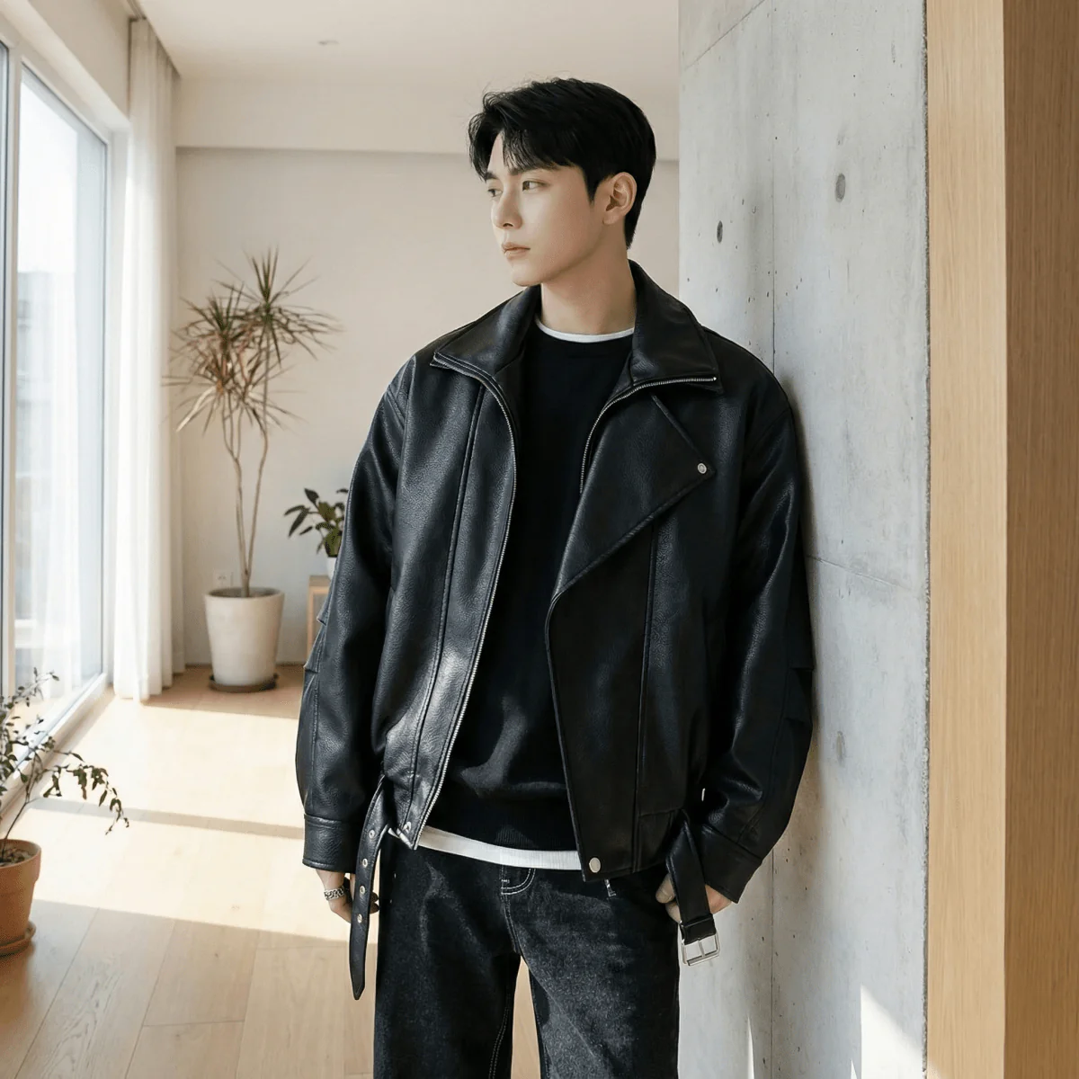 GS No. 319 Biker Leather Jacket