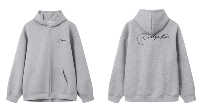 GS No. 409 Korean Letters Hoodie - Image 3